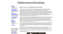 Desktop Screenshot of elektronenmikroskop.net